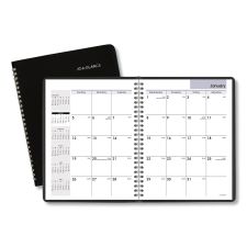 AT-A-GLANCE DayMinder Monthly Planner with Notes Column, Ruled Blocks, 8.75 x 7, Black Cover, 12-Month (Jan to Dec): 2026