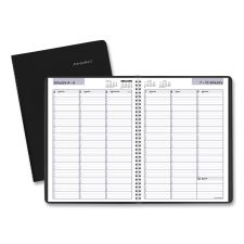 AT-A-GLANCE DayMinder Weekly Appointment Book, Vertical-Column Format, 11 x 8, Black Cover, 12-Month (Jan to Dec): 2026