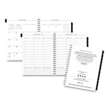 AT-A-GLANCE Executive Weekly/Monthly Planner Refill with 15-Minute Appointments, 11 x 8.25, White Sheets, 12-Month (Jan to Dec): 2026