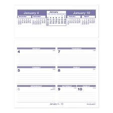 AT-A-GLANCE Flip-A-Week Desk Calendar Refill, 7 x 6, White Sheets, 12-Month (Jan to Dec): 2026