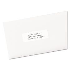 Avery Copier Mailing Labels, Copiers, 1 x 2.81, White, 33/Sheet, 500 Sheets/Box