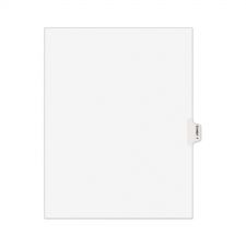 Avery-Style Preprinted Legal Side Tab Divider, 26-Tab, Exhibit F, 11 x 8.5, White, 25/Pack, (1376)