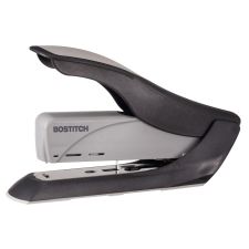 Bostitch Spring Powered Heavy Duty Stapler, 60 Sheet Capacity, Black/Silver
