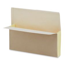 Pendaflex End-Tab Expanding File Pockets, Letter Size, 3 1/2" Expansion, Manila, Box Of 25