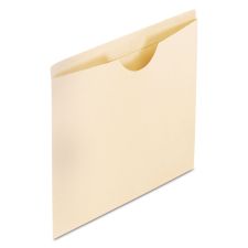 Pendaflex Manila Reinforced File Jackets, 2-Ply Straight Tab, Letter Size, Manila, 100/Box