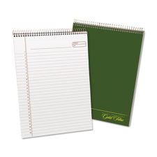 Ampad Gold Fibre Classic Wirebound Legal Pads - 70 Sheets - Wire Bound - 0.34" Ruled - 20 lb Basis Weight - 20811