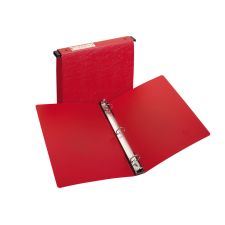 Avery Hanging Storage 3-Ring Binder, 1" Round Rings, Red