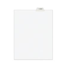 Avery-Style Preprinted Legal Bottom Tab Dividers, 26-Tab, Exhibit L, 11 x 8.5, White, 25/Pack