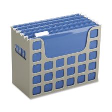 Esselte Oxford Techfile Hanging File Bin, Letter Size, Putty