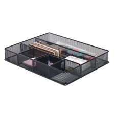 Mesh Large Drawer Organizer, Black - ROL22131