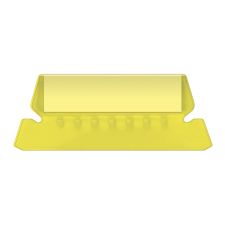 Pendaflex Hanging File Folder Plastic Tabs, Yellow, Pack Of 25