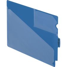 Pendaflex Poly End-Tab Out Guides, Letter Size, Blue, Box Of 50