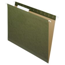 Pendaflex Premium Reinforced Hanging Folders, 1/3 Cut, Letter Size, Standard Green, Pack Of 25
