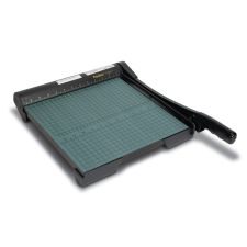 Premier Heavy-Duty Wood Base Paper Trimmer, 12", Green