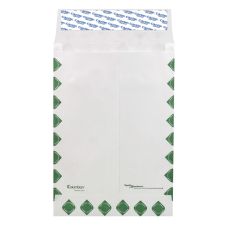 Quality Park Dupont Tyvek Grip-Seal Expansion Envelopes, Open End, 14 Lb, First Class, 10" x 13" x 1 1/2", Self-Adhesive, White, Box Of 100