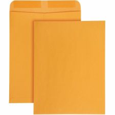Quality Park Kraft Catalog Envelopes - Catalog - #15 1/2 - 12" Width x 15 1/2" Length - 28 lb - Gummed - Kraft - 100 / Box - Kraft
