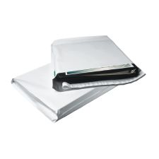 Quality Park Poly Expansion Envelopes, 11" x 13" x 2", White, Carton Of 100