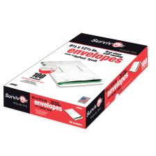Quality Park Tyvek Envelopes, 9 1/2" x 12 1/2", First Class, Self-Adhesive, White, Box Of 100