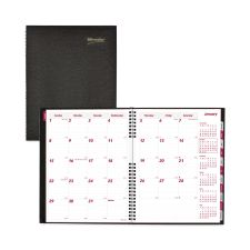 Brownline CoilPro 14-Month Ruled Monthly Planner, 11 x 8.5, Black Cover, 14-Month: Dec 2025 to Jan 2027