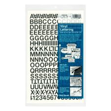 Chartpak Pickett Vinyl Letters and Numbers, 1/2", Black