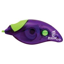 Paper Mate Liquid Paper DryLine Clips, 1 Line x 335", Blue/Purple, Pack Of 2