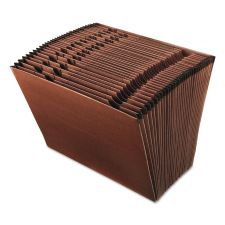 Pendaflex Earthwise by Pendaflex Recycled Indexed Expanding File, 31 Sections, 1/31-Cut Tabs, Letter Size, Red Fiber