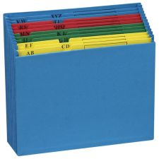Pendaflex File Pockets, Expanding, A-Z, Letter Size, Blue