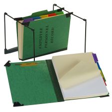 Pendaflex Hanging Style Personnel Folder, 9 1/2" x 11 3/4", 2" Expansion, Green
