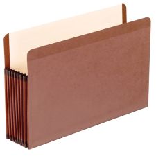 Pendaflex Reinforced Expanding File Pockets, Legal Size, 7" Expansion, Red, Box Of 5