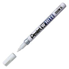 Pentel Felt Tip White Marker, Fine Point