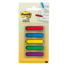Post-it Notes Arrow Flags, 1-3/4" x 1/2", Assorted Primary Colors, Pack Of 100 Flags