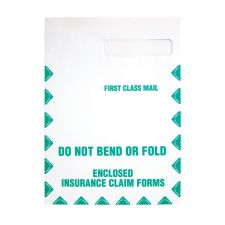 Quality Park #10 Redi-Seal Medical Claim Business Envelopes, Top Right Window, Gummed Seal, White, Box Of 100