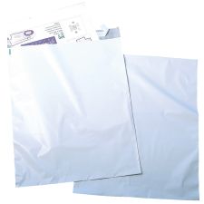 Quality Park Redi-Strip Jumbo Poly Envelopes, 14" x 19", White, Box Of 100