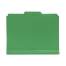 Smead Inn Dura File Folders, Letter Size, 1/3 Cut, Green, Box Of 24