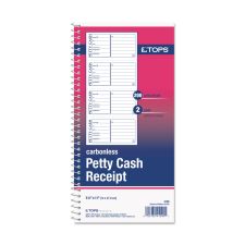 Tops Petty Cash Book, 2-Part, 11" x 5-1/2"