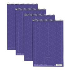 TOPS Prism  Color Steno Books, 6" x 9", Gregg Ruled, 80 Sheets, Blue, Pack Of 4