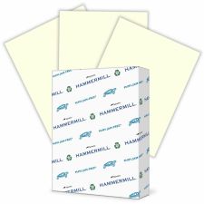 Hammermill Fore Super-Premium Color Copy Paper, 1 Ream, Cream, Letter (8.5" x 11"), 500 Sheets Per Ream, 20 Lb, 30% Recycled
