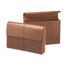 Smead Expanding Wallet, 3 1/2" Expansion, 10" x 15", 30% Recycled, Brown