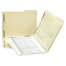 Smead Guide-Height Manila Fastener Folders, Legal Size, Box Of 50