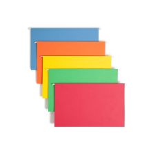Smead Hanging File Folders, 1/5-Cut Tabs, Legal Size, Assorted Bright Colors, Pack Of 25 Folders (64159)