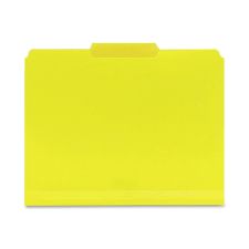 Smead Inn Dura File Folders, Letter Size, 1/3 Cut, Yellow, Box Of 24