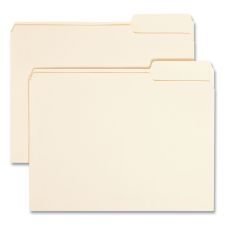Smead Manila File Folders, 1/3-Cut Tabs: Right Position, Letter Size, 0.75" Expansion, Manila, 100/Box