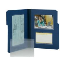Smead Self-Adhesive Poly Pockets, 5-5/16" x 3-5/8", Clear, Index Card Size, Box Of 100