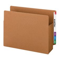 Smead TUFF Straight Tab Cut Letter Recycled File Pocket