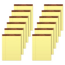 TOPS Letr-trim Perforated Legal Pads - 50 Sheets - Double Stitched - 0.34" Ruled - 16 lb Basis Weight - 7532