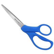 Westcott All Purpose Preferred Stainless Steel Scissors, 8", Bent, Blue