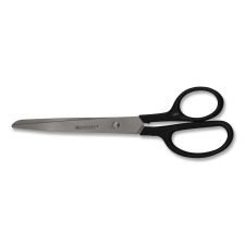 Westcott Straight Contract Scissors, 8" Long, 3" Cut Length, Straight Black Handle