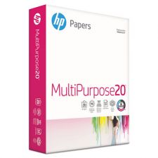 HP Papers MultiPurpose20 Paper, 96 Bright, 20 lb Bond Weight, 8.5 x 11, White, 500/Ream