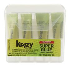 Krazy Glue, All-Purpose Single-Use, .07 Oz., Clear, Pack Of 4