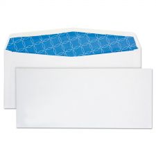 Quality Park Security Envelope, #10, Commercial Flap, Redi-Strip Adhesive Closure, 4.13 x 9.5, White, 500/Box